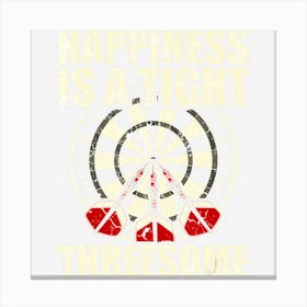 Darts Funny Happiness Is A Tight Threesome Club Gif Canvas Print