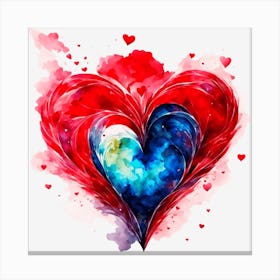 Valentine'S Day Heart Canvas Print