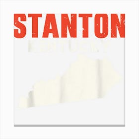 Stanton Kentucky Usa State America Travel Kentuckian Canvas Print