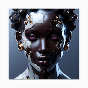 Cybernetic Woman 1 Canvas Print