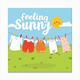 Feeling Sunny Canvas Print