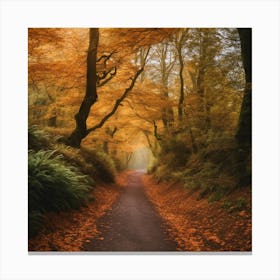 Autumn Forest Path 5 Canvas Print