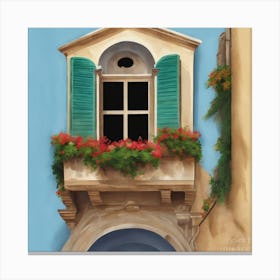 Window Metal Print Amalfi Window Art Print Canvas Print