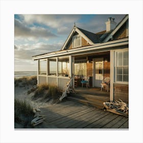 Beach House 2 Canvas Print