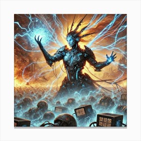 Archon Zephyra Tech Disruptor Canvas Print