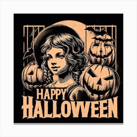 Happy Halloween 11 Canvas Print