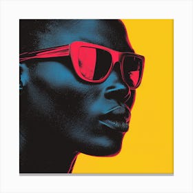 Woman In Sunglasses Canvas Print