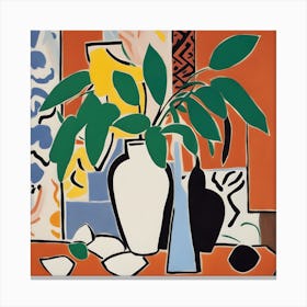 'Plant In A Vase' Canvas Print