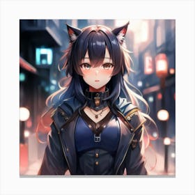 Anime Girl Canvas Print