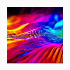 Color Brightness Vibrant Electric Power Gradient Vivid Intense Dynamic Radiant Glowing En (13) Canvas Print