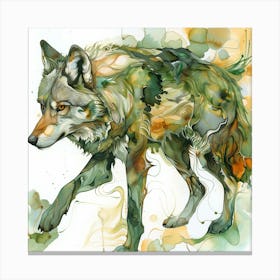 Wolf Fantastic Art Canvas Print