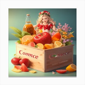 Comece Canvas Print