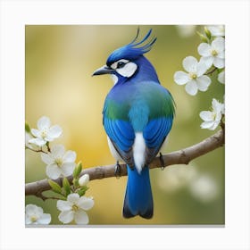 Blue Tanager Canvas Print