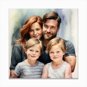 Family Portrait 1 Canvas Print