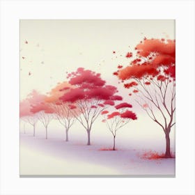 Japanese maple trees 2 Canvas Print