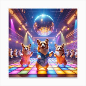 Corgi Weekend Canvas Print