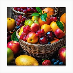 Fruit Baskets 4 Canvas Print