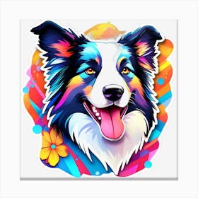 Collie Dog Canvas Print