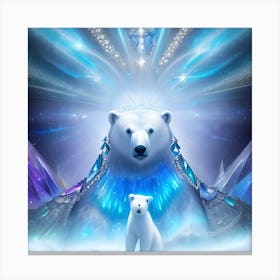 Polar Bears Canvas Print