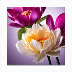 Lotus Flower Canvas Print