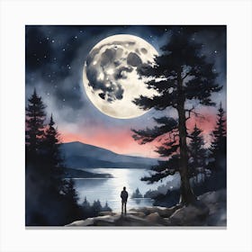 Full Moon Canvas Print