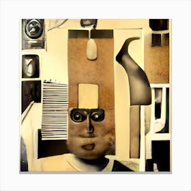 Dada Collage Canvas Print