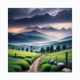 Landscape Painting 61 Canvas Print