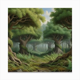 Verdant Sanctuary Canvas Print