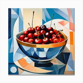 Cherries In A Bowl 2 Canvas Print