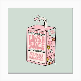 Libra Juice Box Canvas Print