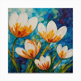 Flower of Snowdrops 2 Canvas Print