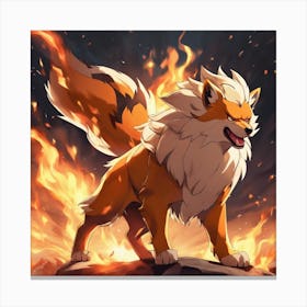 Pokemon Fox 1 Canvas Print