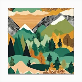 Autumn Landscape 1 Canvas Print