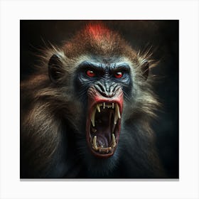 Baboon Canvas Print