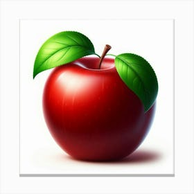 Red Apple 7 Canvas Print