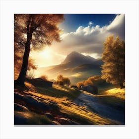 Landscape Wallpapers 11 Canvas Print