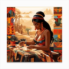 Egyptian Woman 18 Canvas Print
