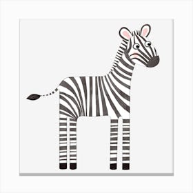 Baby Zebra Canvas Print