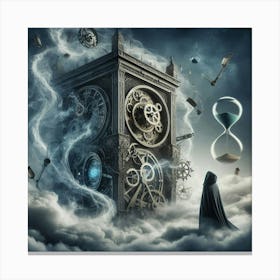 Clockwork paintings art print 2 Canvas Print