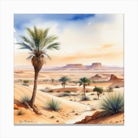 Desert Landscape 125 Canvas Print