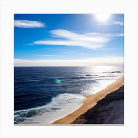 Sunrise At The Beach Canvas Print