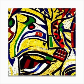 Mosaic Painting Canvas Print