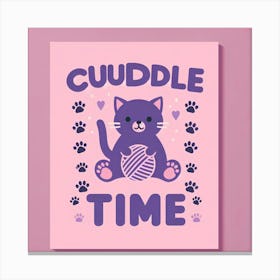 Cuddle Time Canvas Print