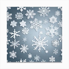 Snowflakes 5 Canvas Print