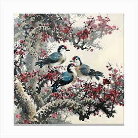 Birdflock Canvas Print