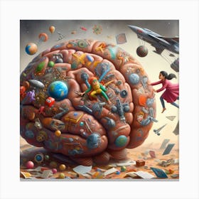 'Brainstorm' Canvas Print