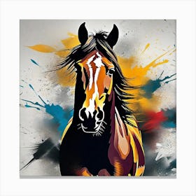 Horse Painting 4 Canvas Print