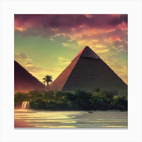 Egypt Pyramids Canvas Print