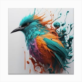 Colorful Bird Canvas Print