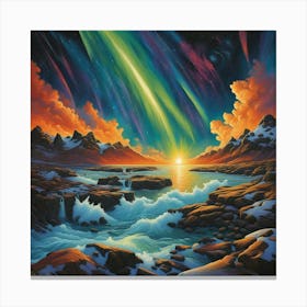 Aurora Borealis Canvas Print